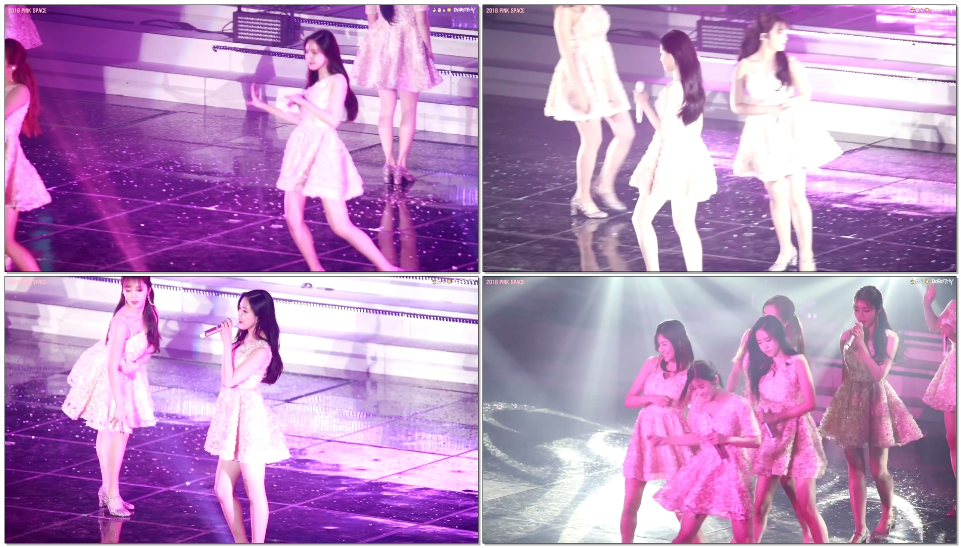 180113 PINK SPACE LUV_ 나은 직캠 by DOROTHY