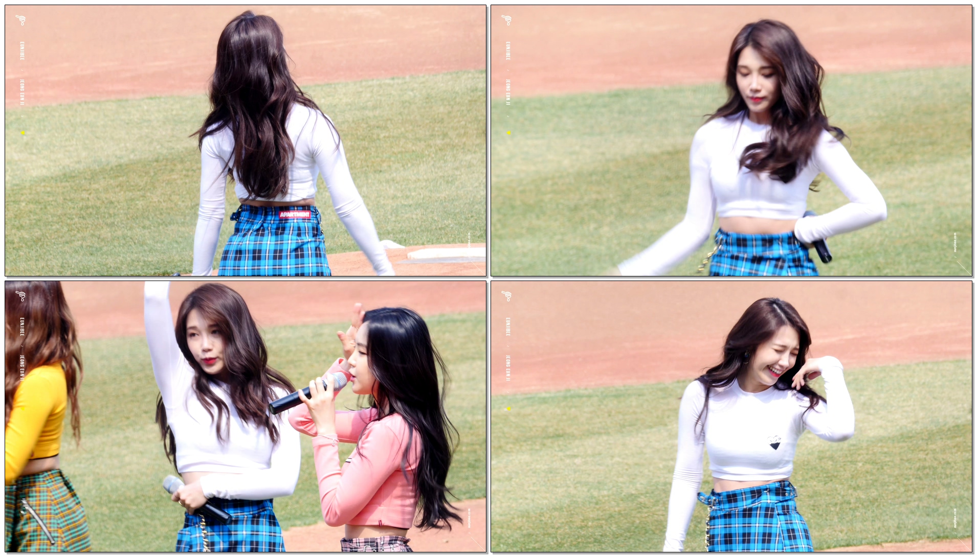 180324 광주 KIA타이거즈 개막전 축하무대 정은지 LUV 직캠