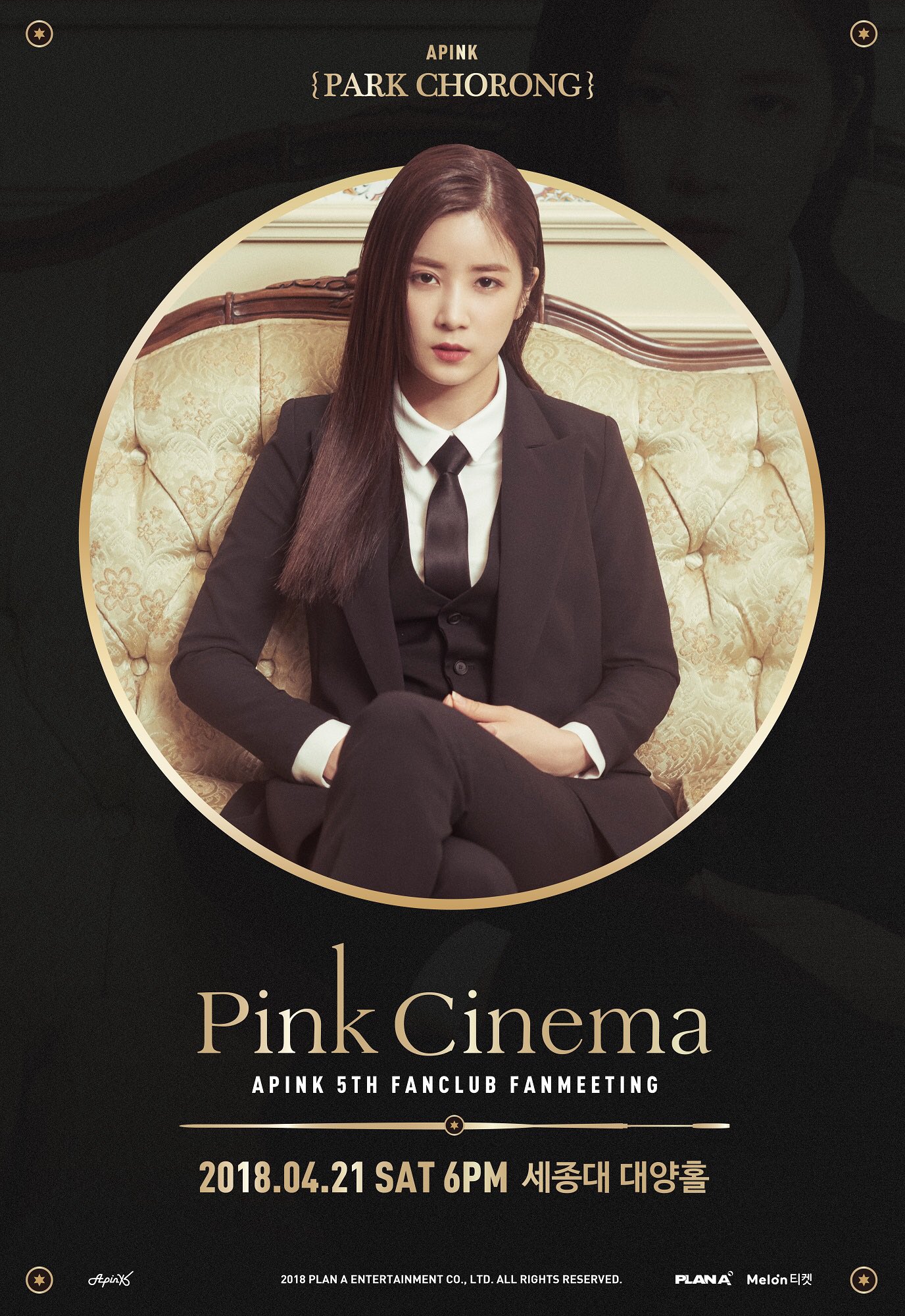 에이핑크 팬미팅 Pink Cinema 개인 포스터