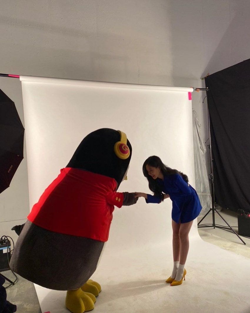 #에이핑크 #손나은 인스타그램 (with 펭수)