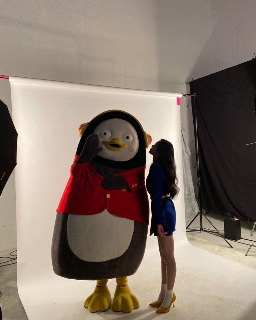 #에이핑크 #손나은 인스타그램 (with 펭수)