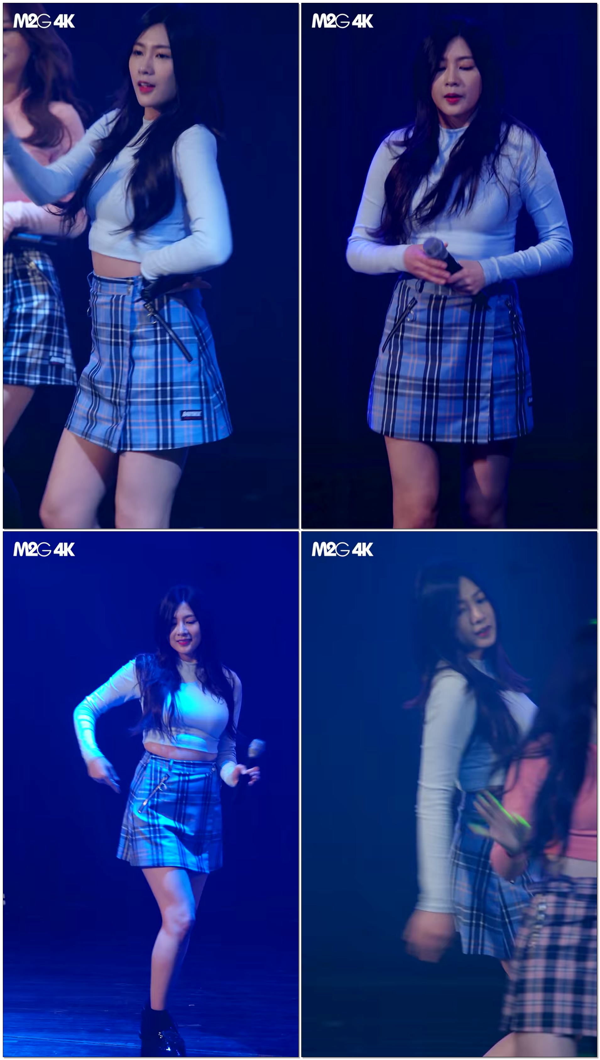 [직캠] 180324 에이핑크 하영 ( Luv 2절부터 음향사고로 무반주 라이브 ) 전라고 총동창회 50주년