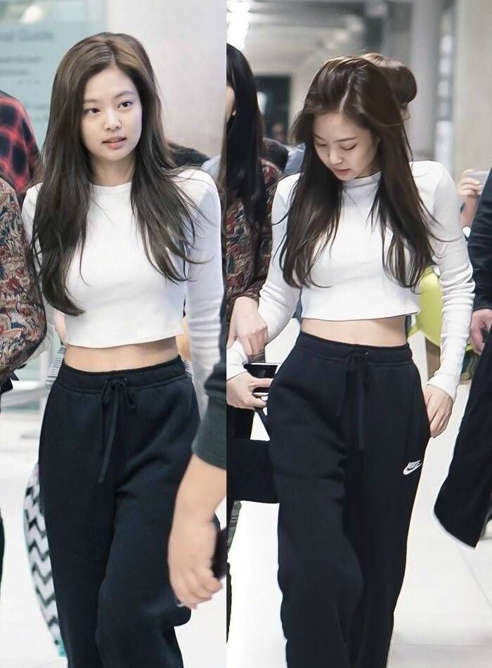 크롭티 제일 잘 소화하는 연예인 #블랙핑크