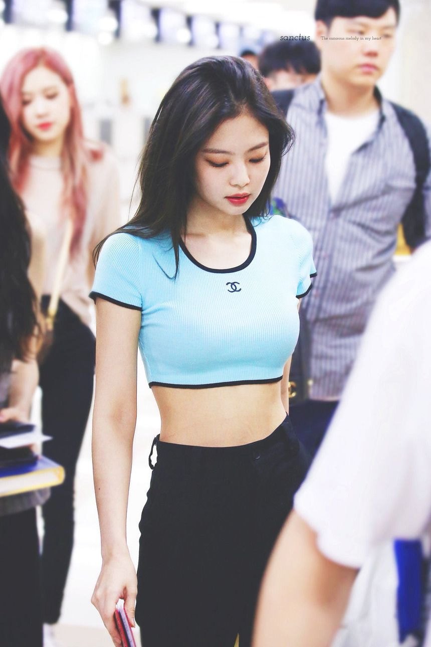 크롭티 제일 잘 소화하는 연예인 #블랙핑크