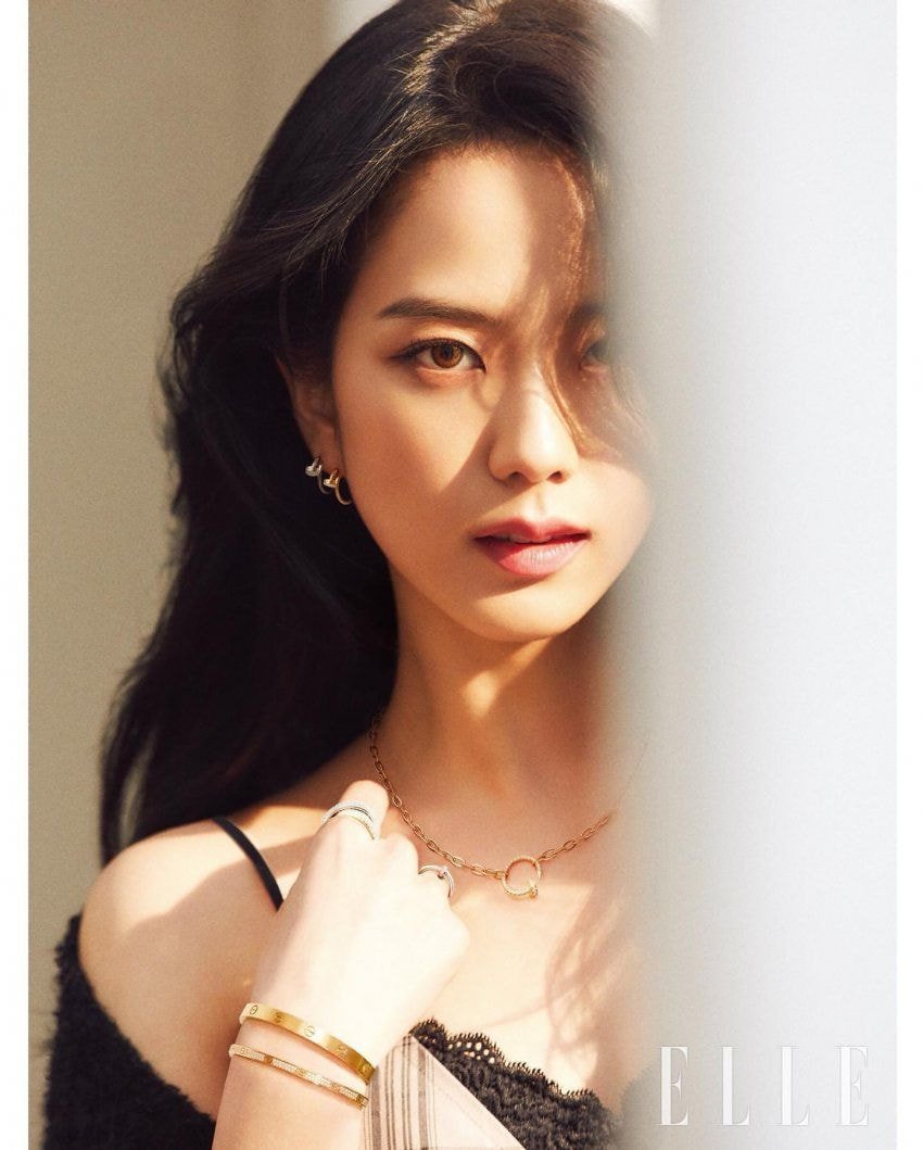 엘르 코리아 1월호 블랙핑크 지수 X 까르띠에