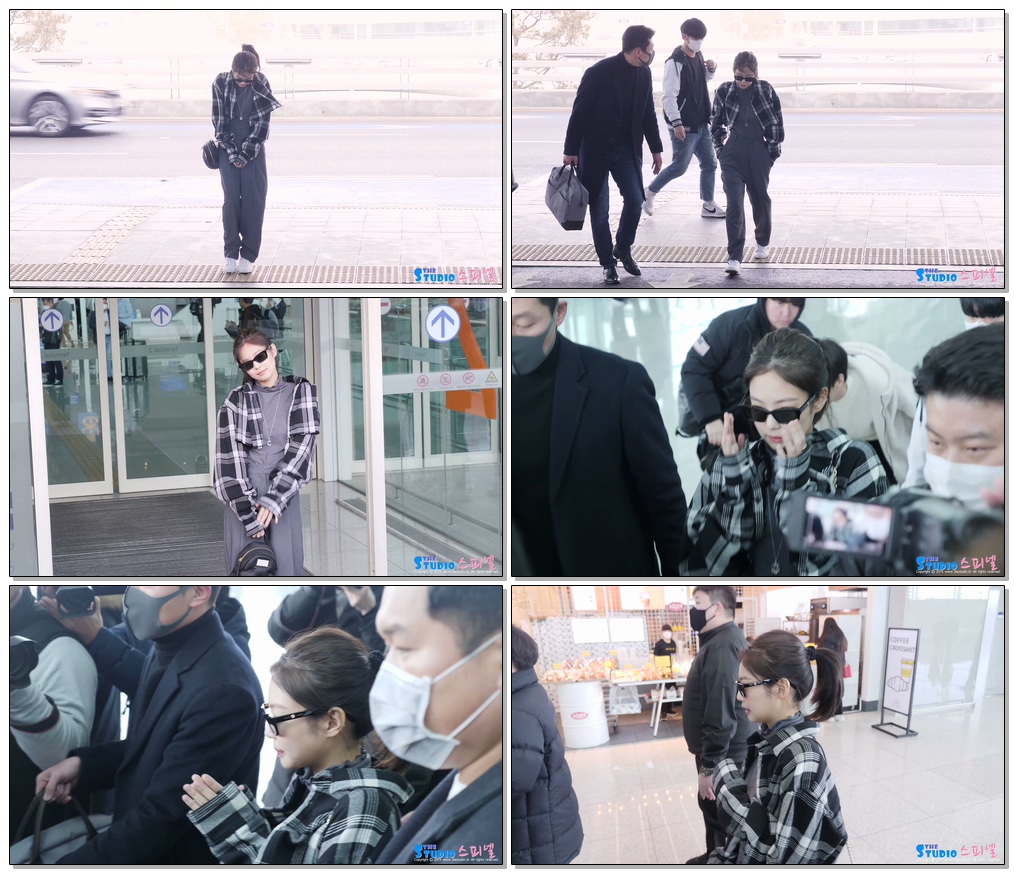 #BLACKPINK #JENNIE #블랙핑크 200213 블랙핑크 제니 출국 직캠 BLACKPINK Jennie Departure fancam @ 인천공항