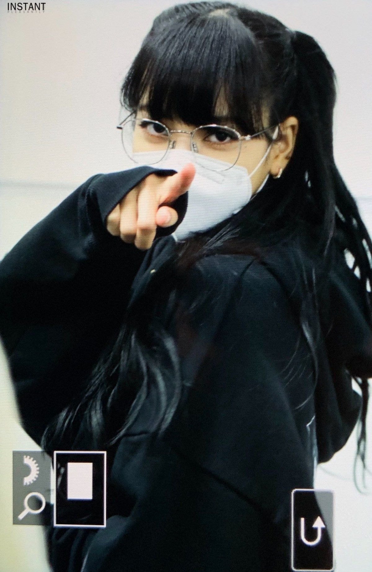 #블랙핑크 흑발 #리사