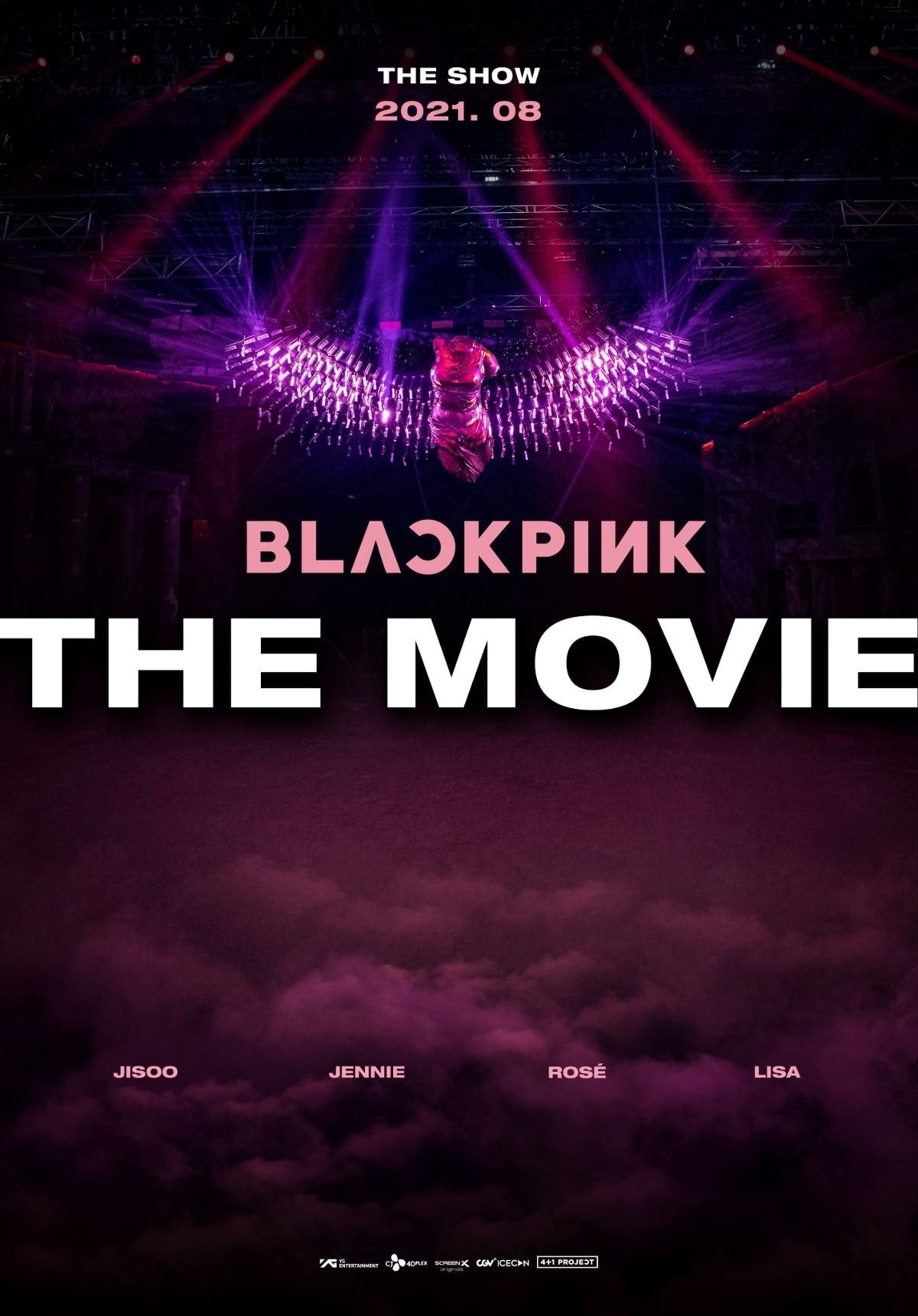 블랙핑크 5th ANNIVERSARY [4+1] THE MOVIE TEASER POSTER