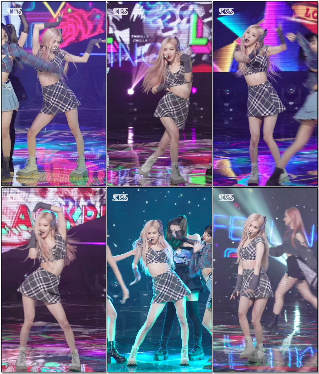 [안방1열 직캠] 블랙핑크 로제 'Lovesick Girls' (BLACKPINK ROSÉ FanCam)│@SBS Inkigayo_2020.10.25