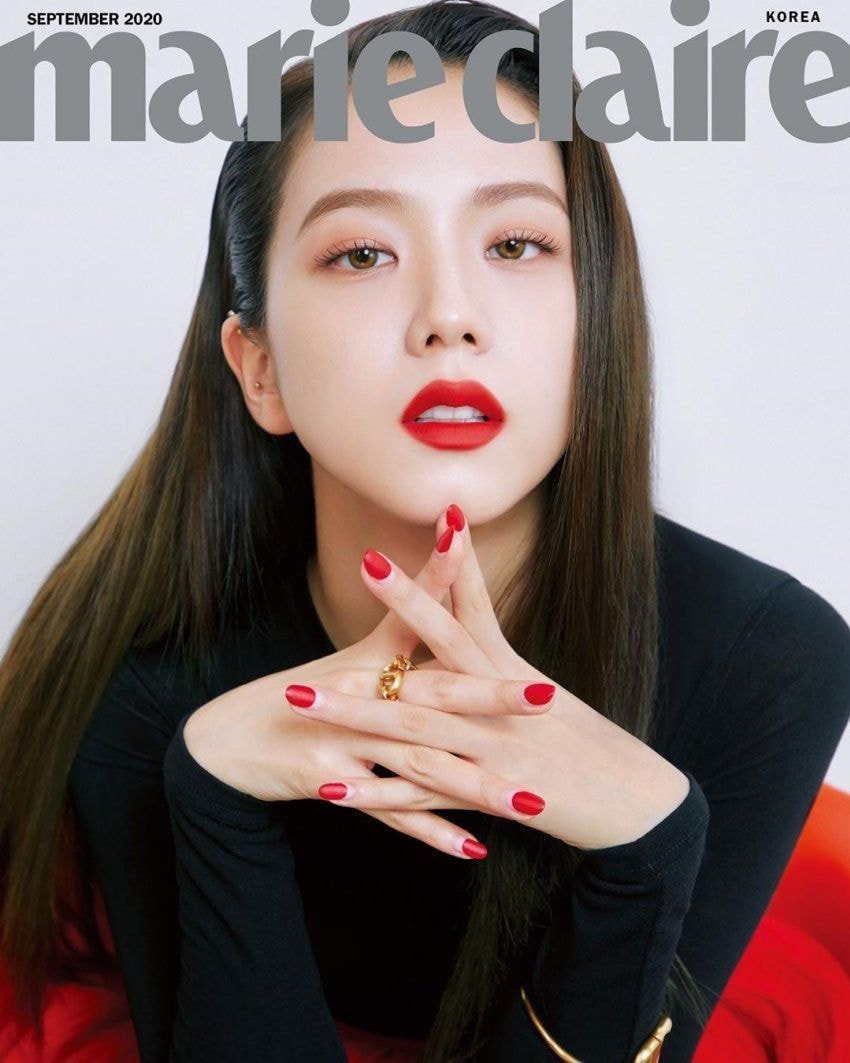 마리끌레르 9월호 블랙핑크 지수