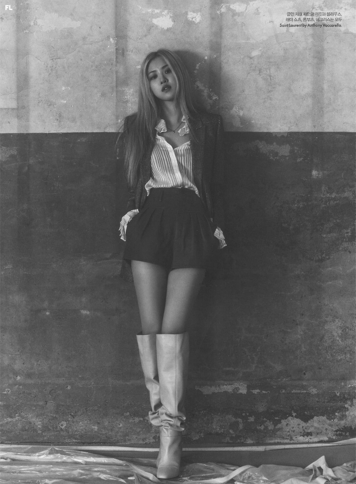 분위기가 ㄷㄷㄷㄷ #블랙핑크 로제 생로랑 새 화보