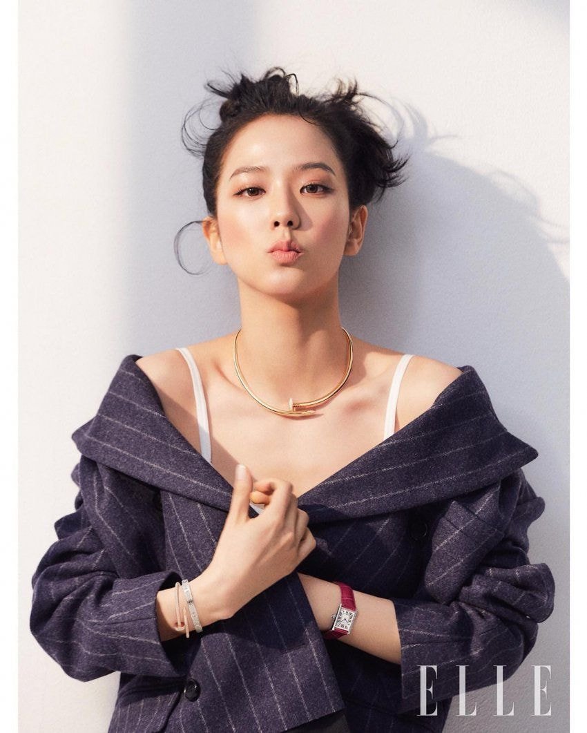 엘르 코리아 1월호 블랙핑크 지수 X 까르띠에