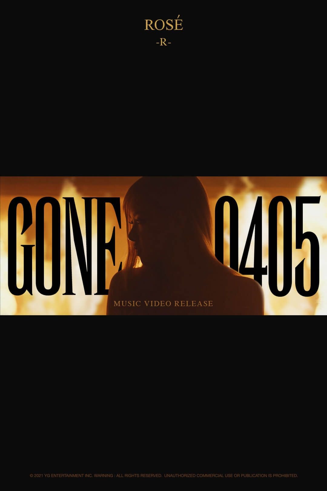 블랙핑크 로제 ROSÉ – ‘Gone’ TEASER POSTER