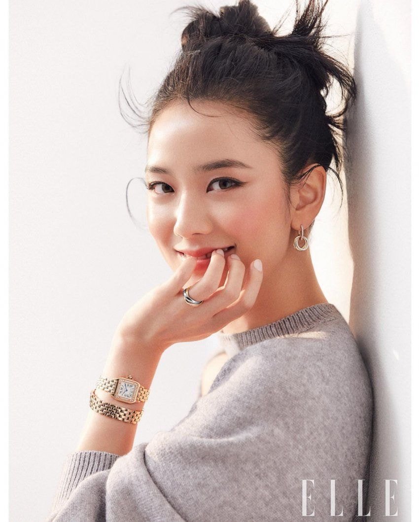 엘르 코리아 1월호 블랙핑크 지수 X 까르띠에