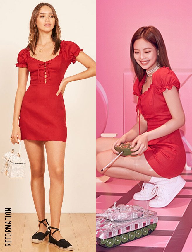 블랙핑크 제니 명품 옷 스타일링