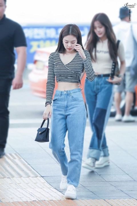 크롭티 제일 잘 소화하는 연예인 #블랙핑크