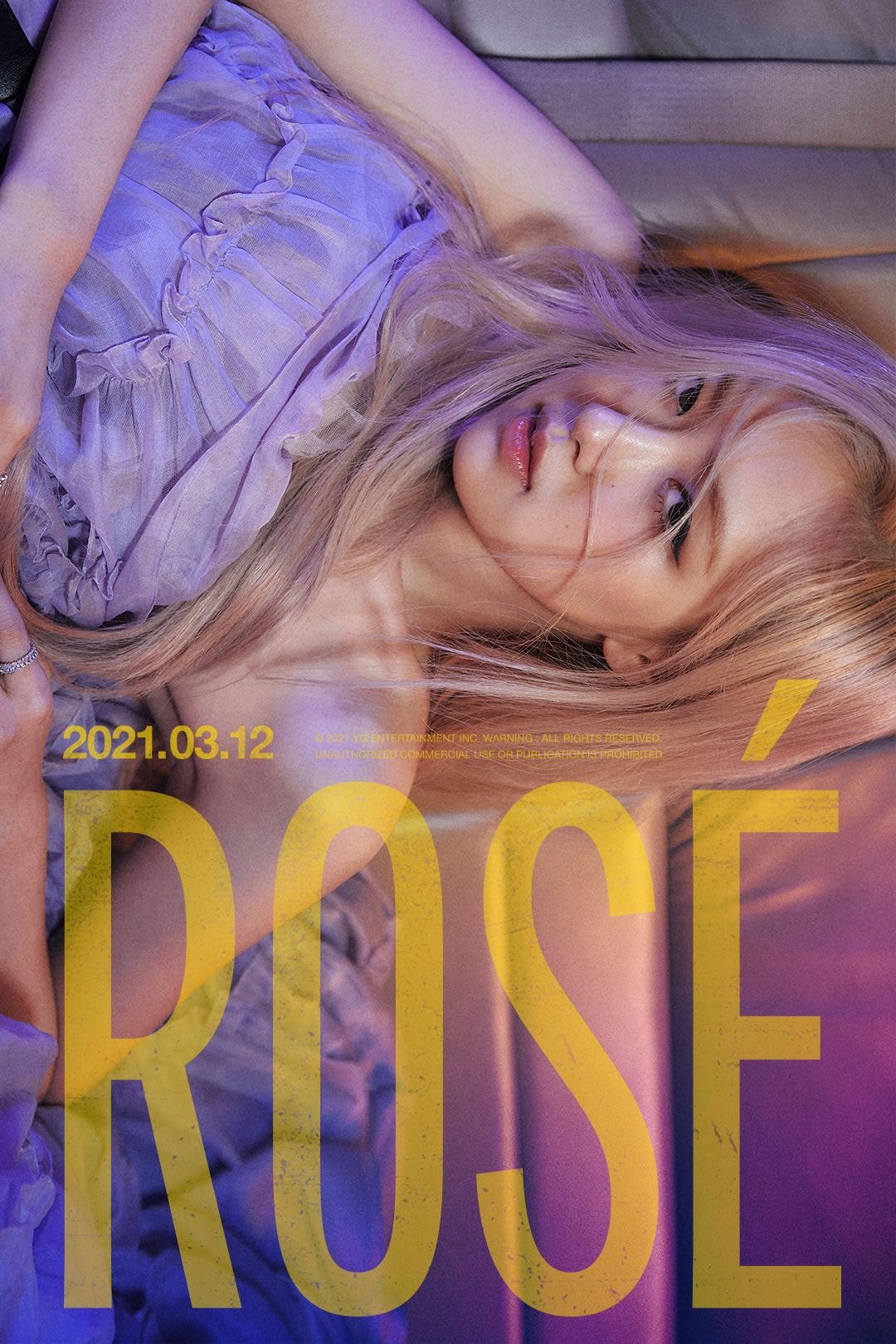 로제 ROSÉ - FIRST SINGLE ALBUM -R- TEASER POSTER