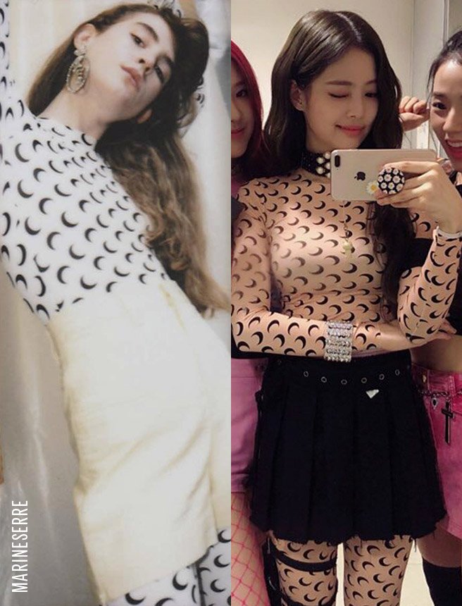 블랙핑크 제니 명품 옷 스타일링