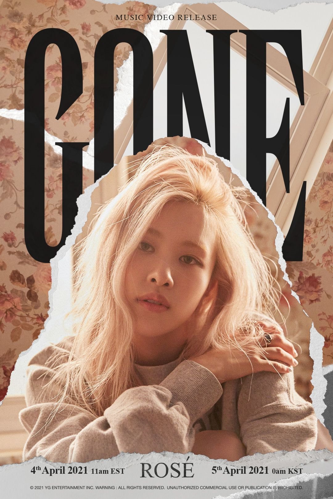 블랙핑크 로제 'Gone' MV TEASER POSTER