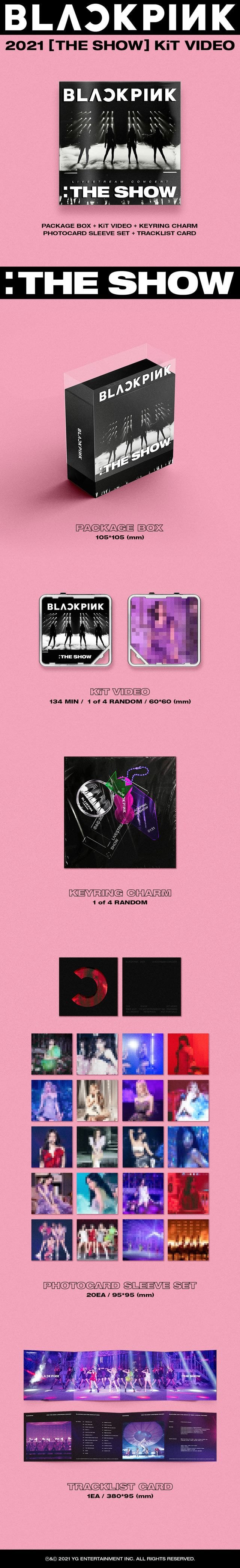 블랙핑크 2021 온라인 콘서트 [THE SHOW] DVD & KiT VIDEO 발매 (사양)