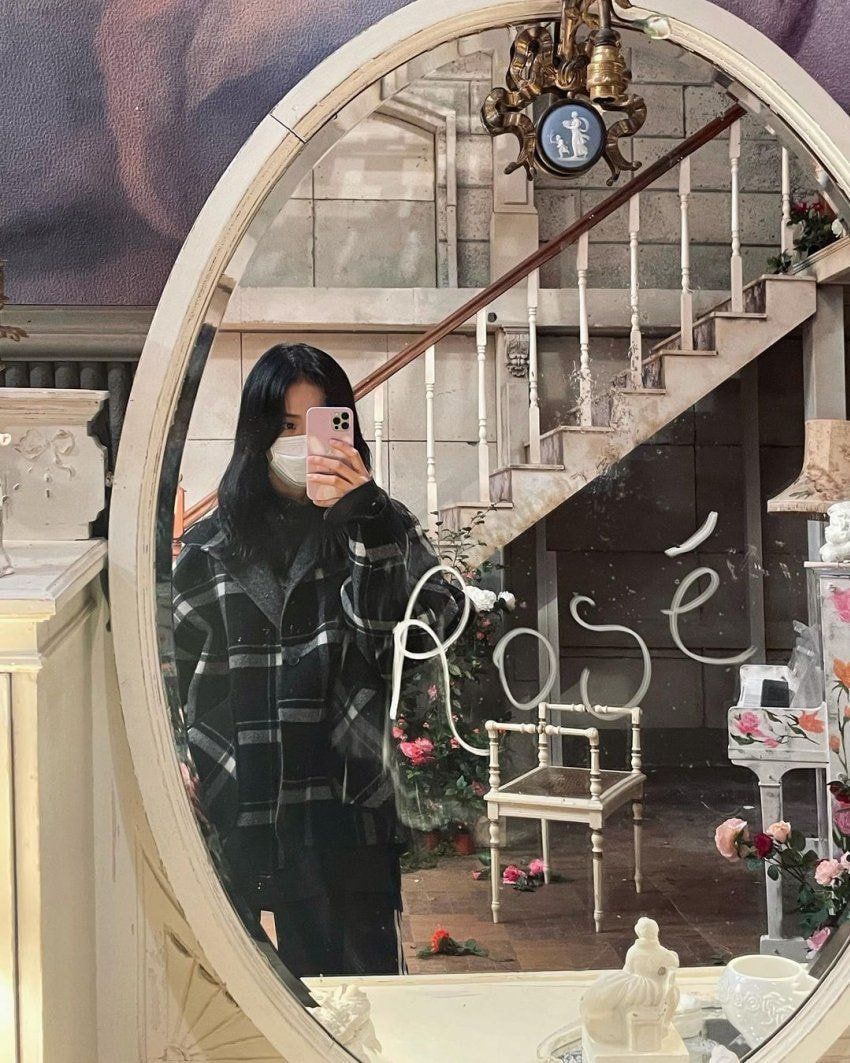블랙핑크 지수 인스타에 올라온 로제 뮤비 촬영장