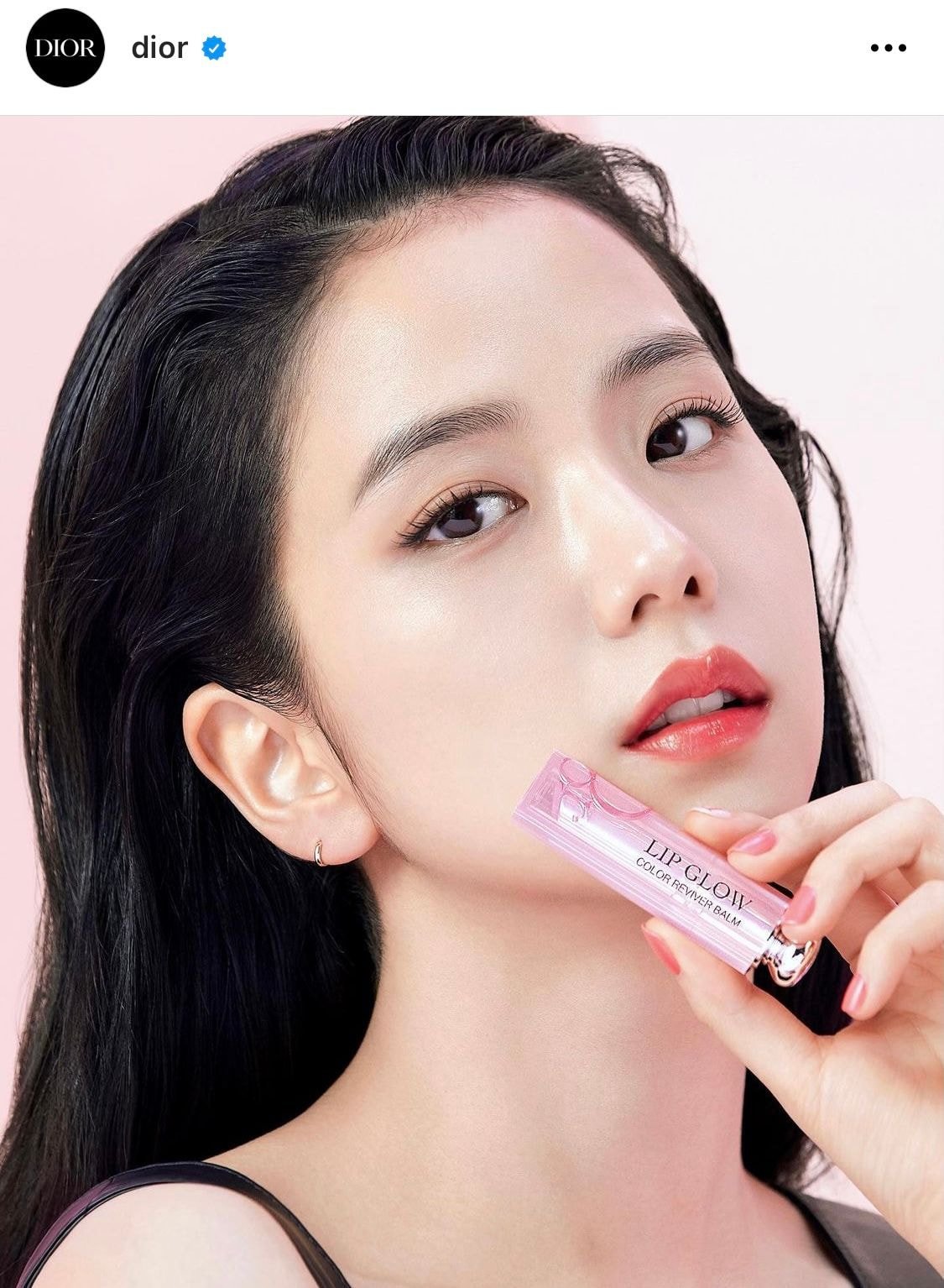 블랙핑크 지수 화보 (디올 인스타)