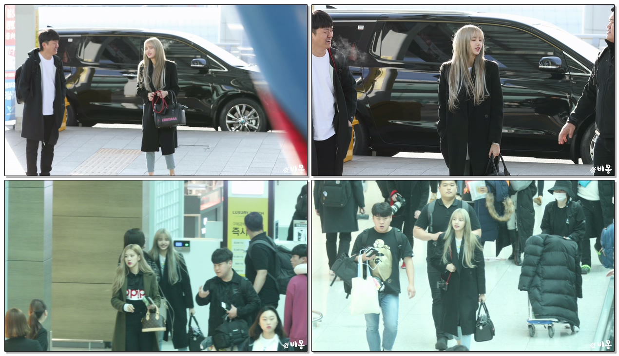 190109 블랙핑크 (BLACKPINK) 리사 (Lisa) 출국 Departure [인천공항] 4K 직캠 by 비몽