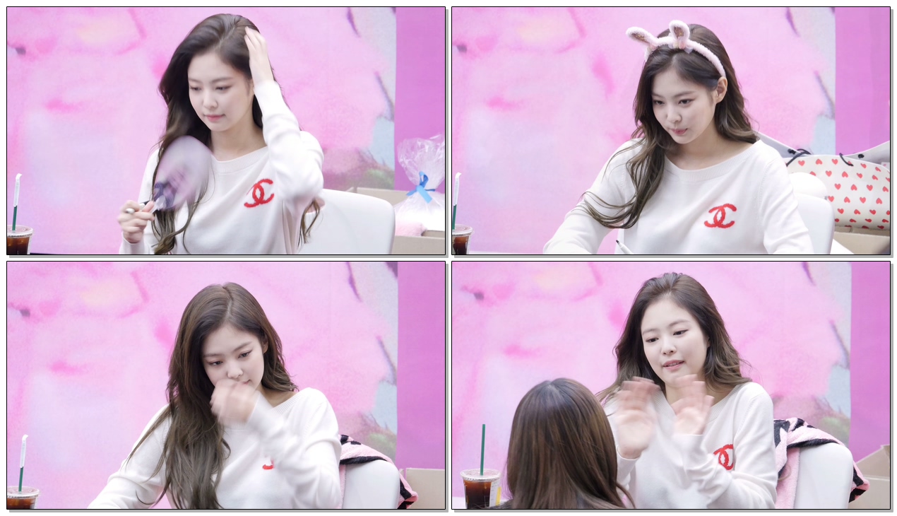 머리 넘기는 제니 모음 Jennie, touch hair : edited fancam : 블랙핑크 BLACKPINK : 팬사인회