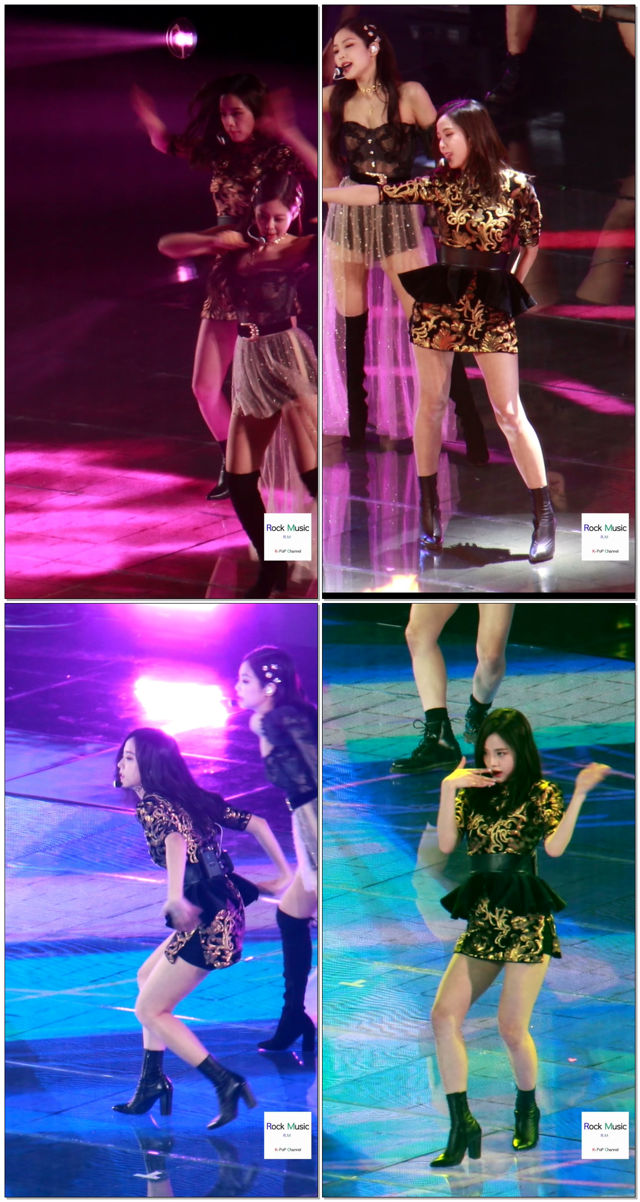 블랙핑크(BLACK PINK) 지수 (JISOO)(뚜두뚜두 & 포레버영)[4K 60P 직캠]@190105 락뮤직