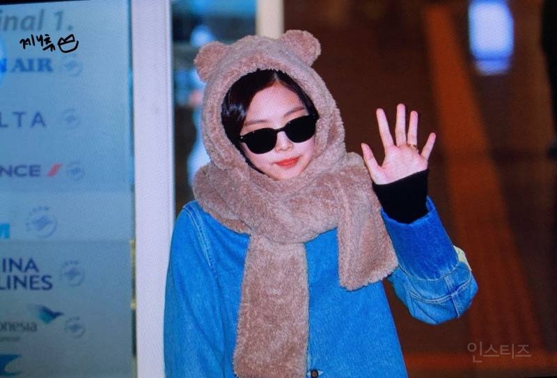 어제자 #블랙핑크 #제니 공항패션