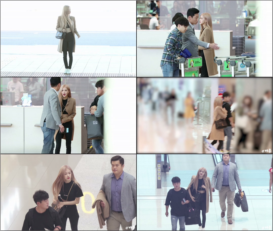 190923 #블랙핑크(#BLACKPINK) #로제(#Rosé ) 출국 Departure [인천공항]