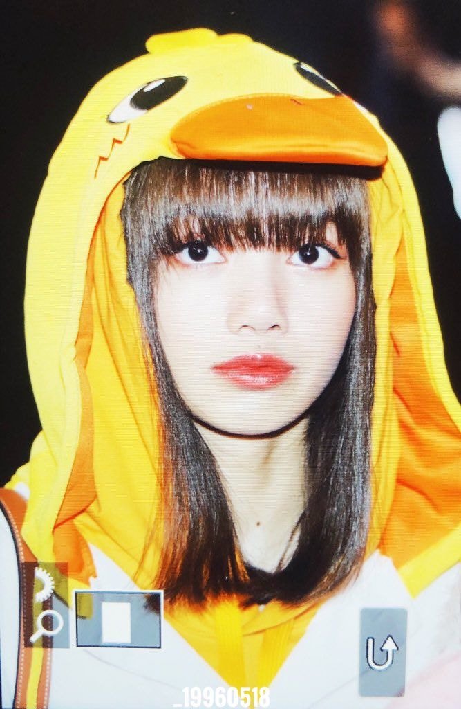 오늘자 블랙핑크 지수와 리사의 공항패션.jpgif