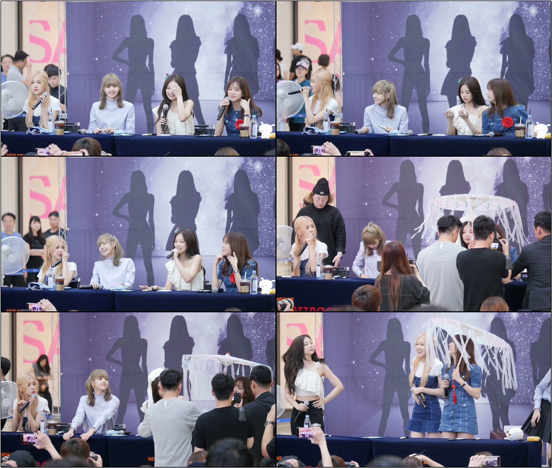 190630 #블랙핑크 (#BLACKPINK) 팬사인회끝 엔딩(Ending) 끝인사 #직캠 #Fancam (영등포 팬사인회)