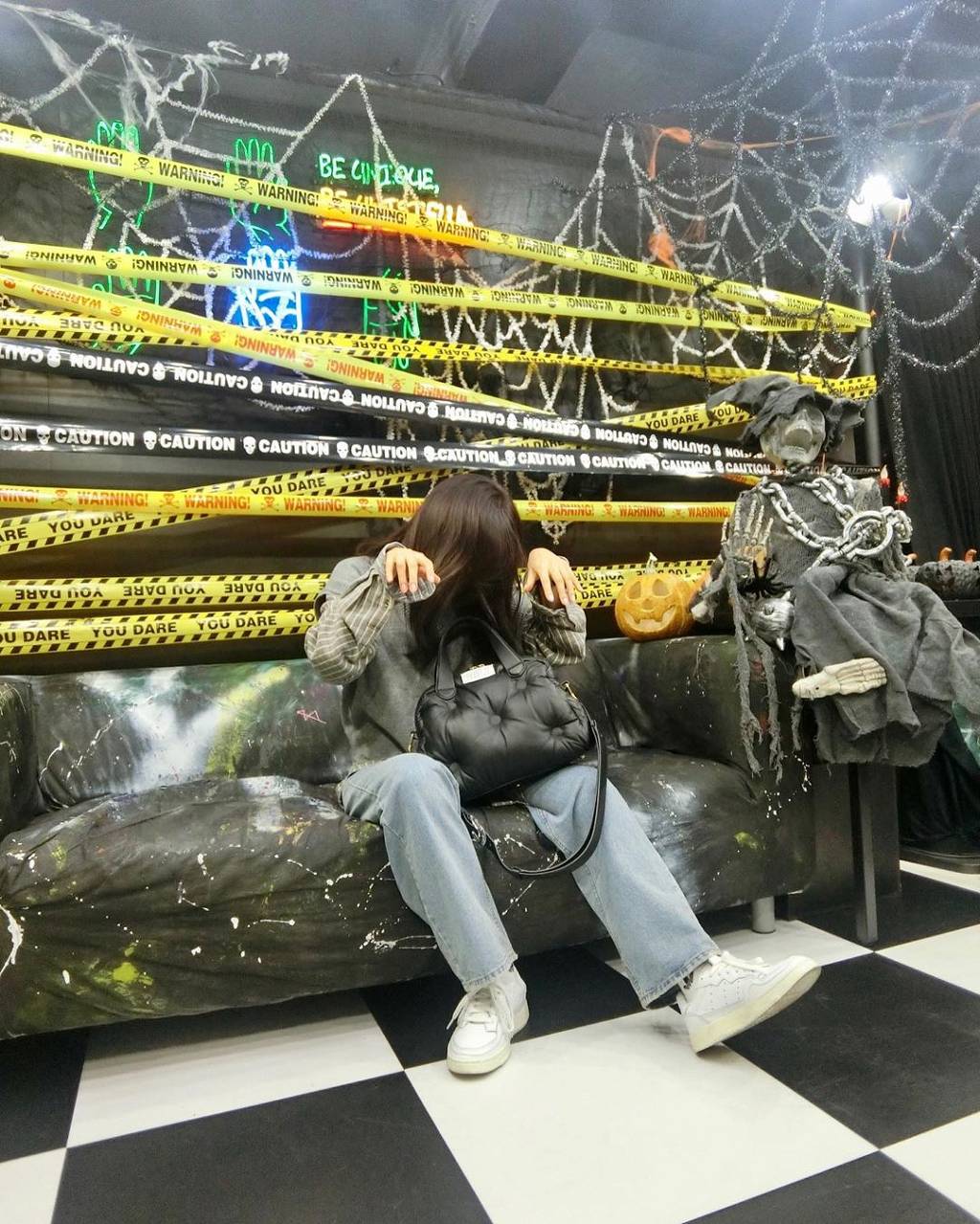 블랙핑크 지수 할로윈데이.insta