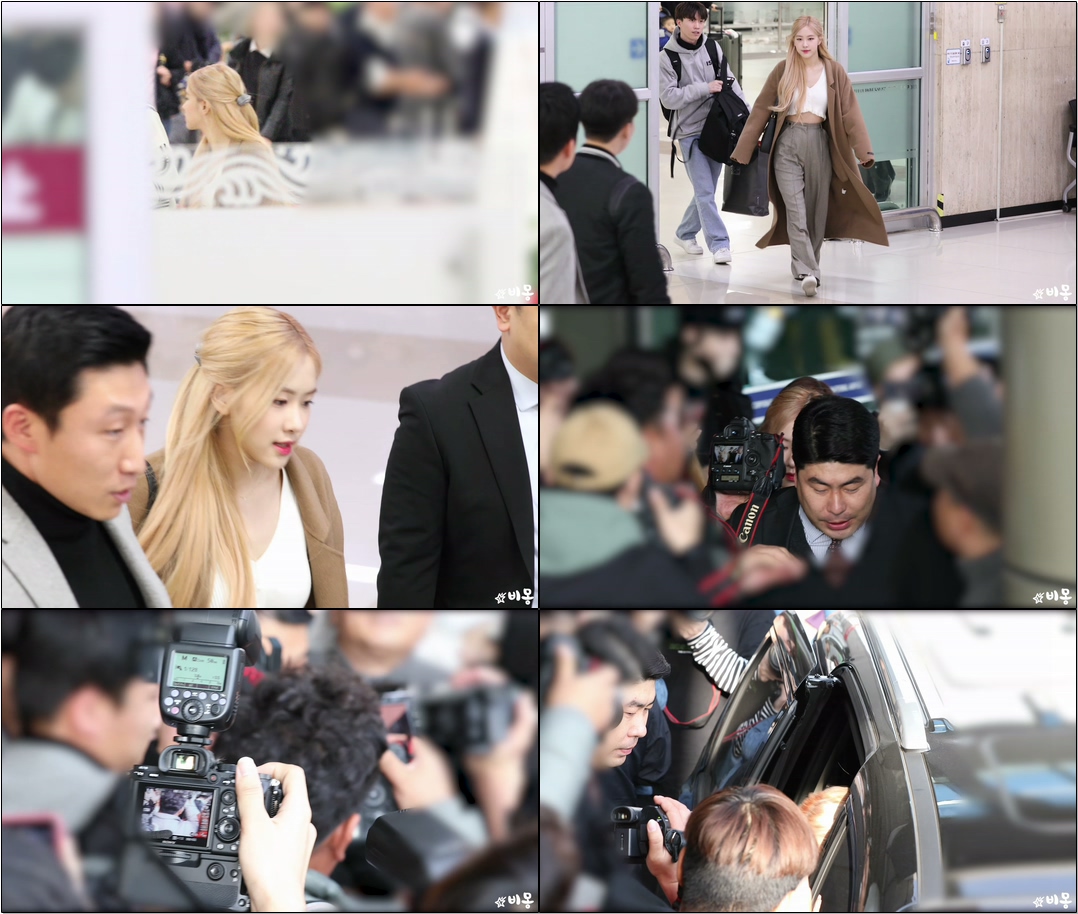 191110 #블랙핑크(#BLACKPINK) #로제(#Rosé) 입국 Arrival [김포공항] #직캠