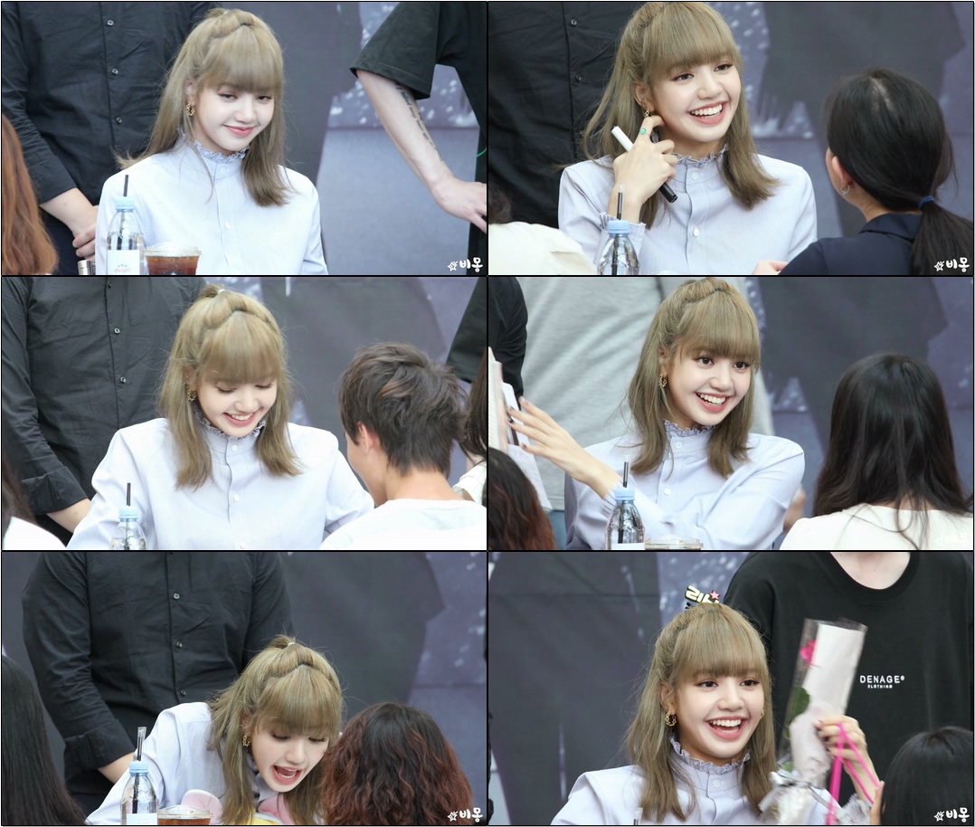 190630 #블랙핑크(#BLACKPINK) #리사 팬사인 (Lisa's Fansign) [포토북발매기념팬사인회]