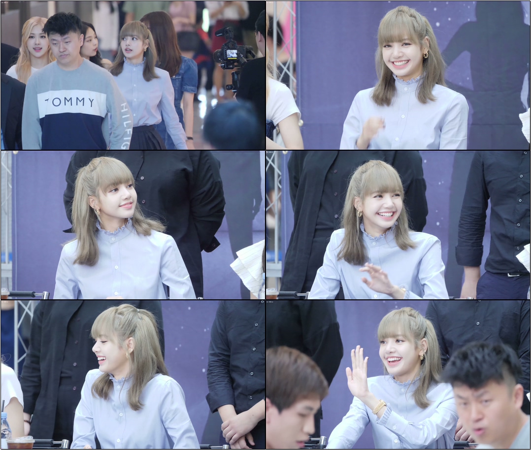 190630 #블랙핑크 (#BLACKPINK) 팬사인회 입장 및 멘트 [#리사] #LISA #직캠 #Fancam (영등포 팬사인회)