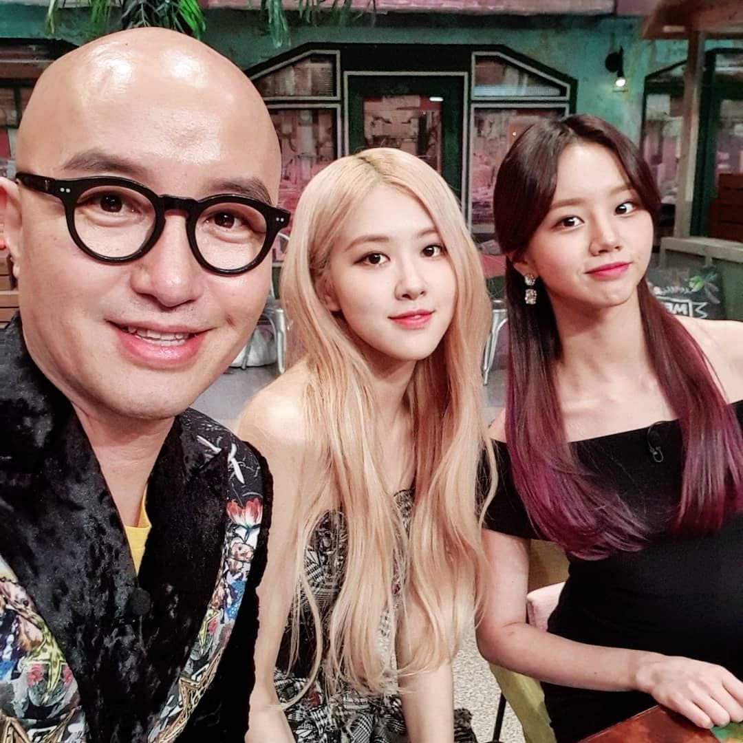 블랙핑크 로제 & 걸스데인혜리 (홍석천 인스타)