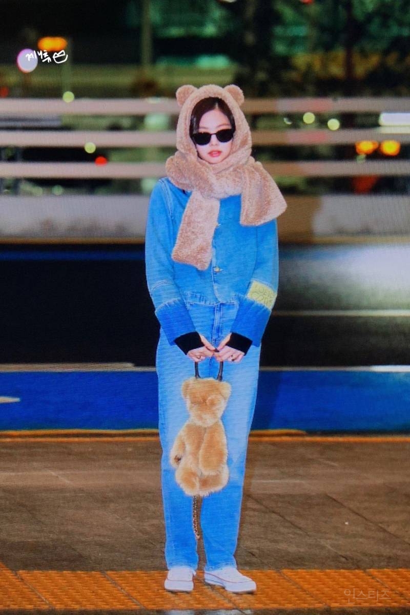 어제자 #블랙핑크 #제니 공항패션