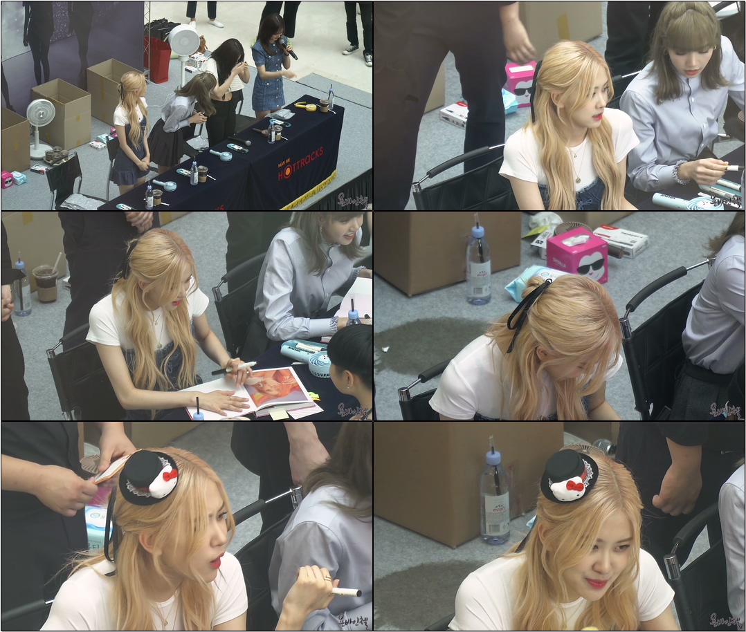 190630 #블랙핑크(#BLACKPINK)_(#로제) [영등포 타임스퀘어 팬사인회] #직캠(#fancam)