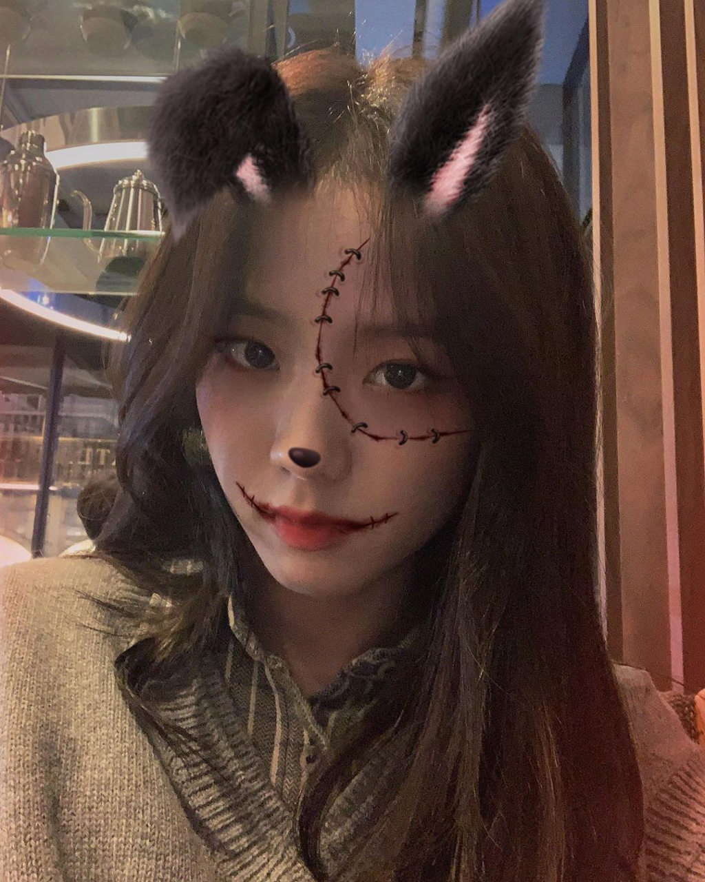 블랙핑크 지수 할로윈데이.insta