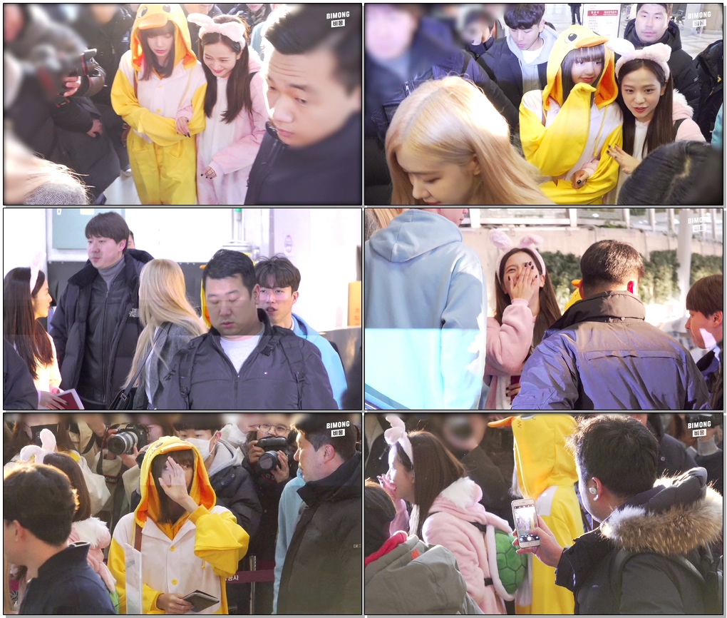 191203 블랙핑크 BLACKPINK 리사 LISA 출국 ‘팬미팅 벌칙으로 오리가 된 리사’