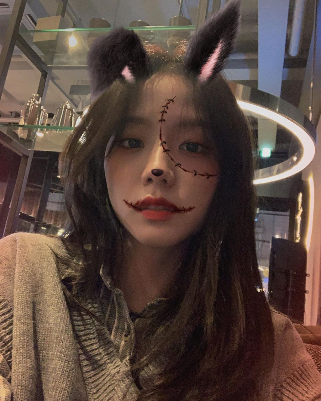 블랙핑크 지수 할로윈데이.insta