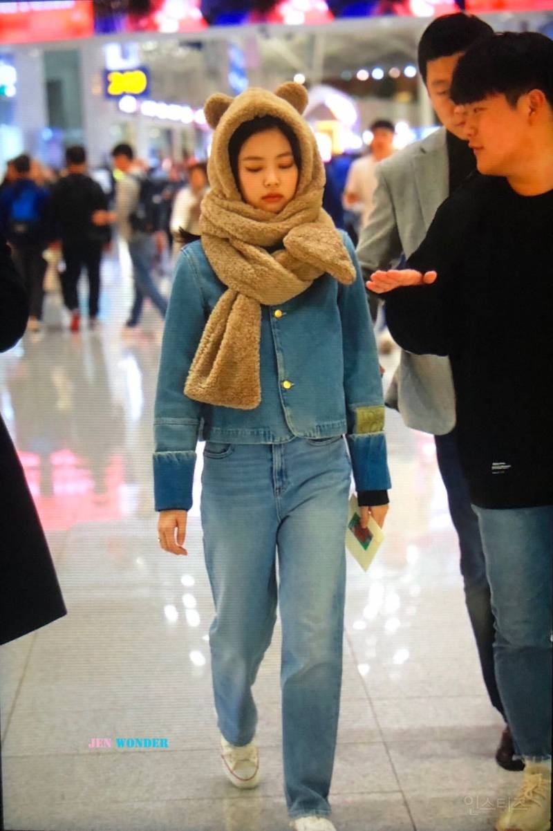 어제자 #블랙핑크 #제니 공항패션
