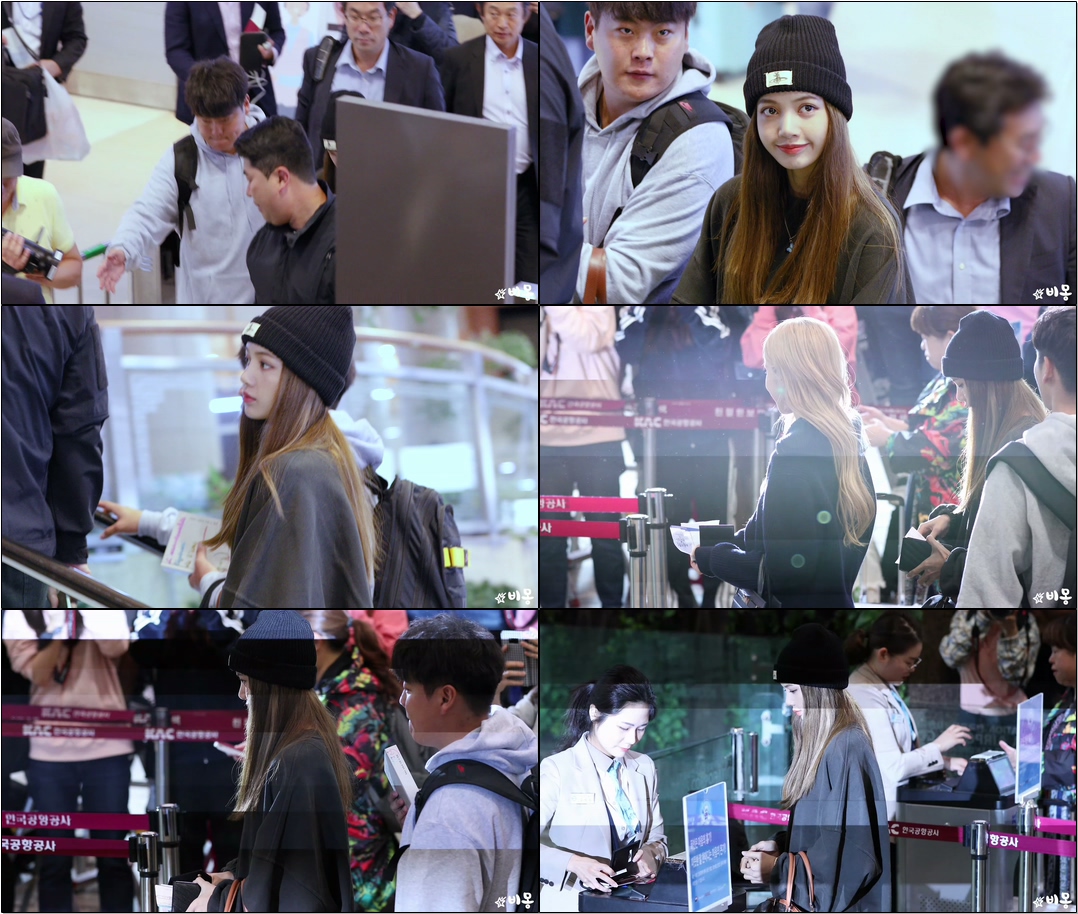 191017 #블랙핑크(#BLACKPINK) #리사(#Lisa) 출국 Departure [김포공항]
