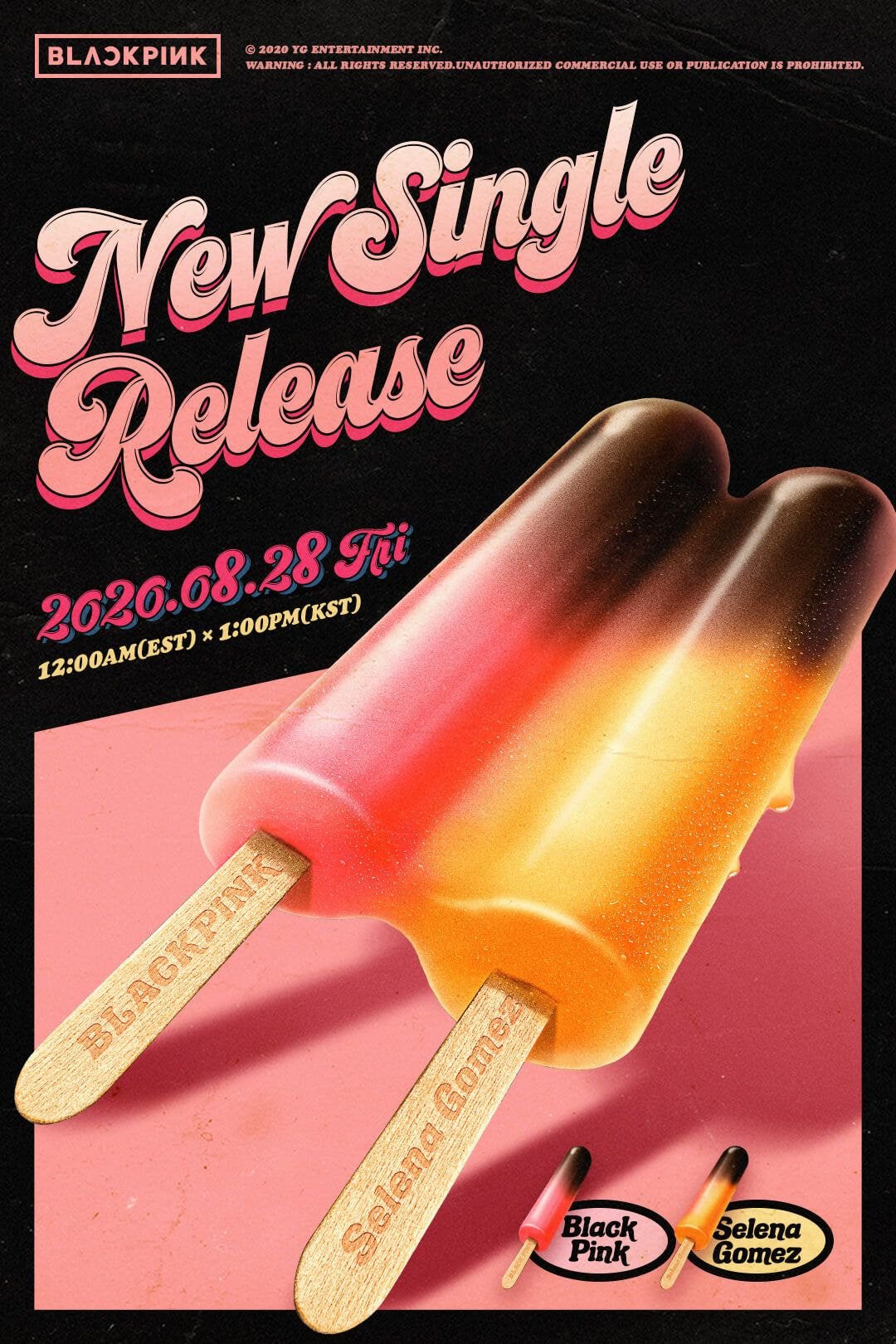 블랙핑크 × 셀레나 고메즈 - NEW SINGLE TEASER POSTER #2