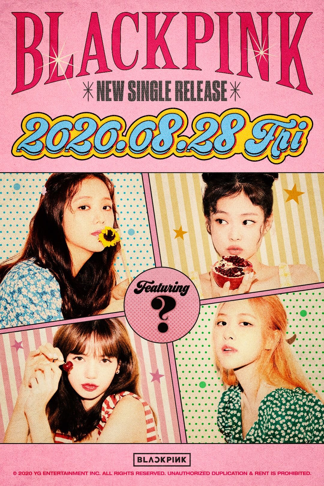 #BLACKPINK NEW SINGLE (Feat. ?) RELEASE POSTER