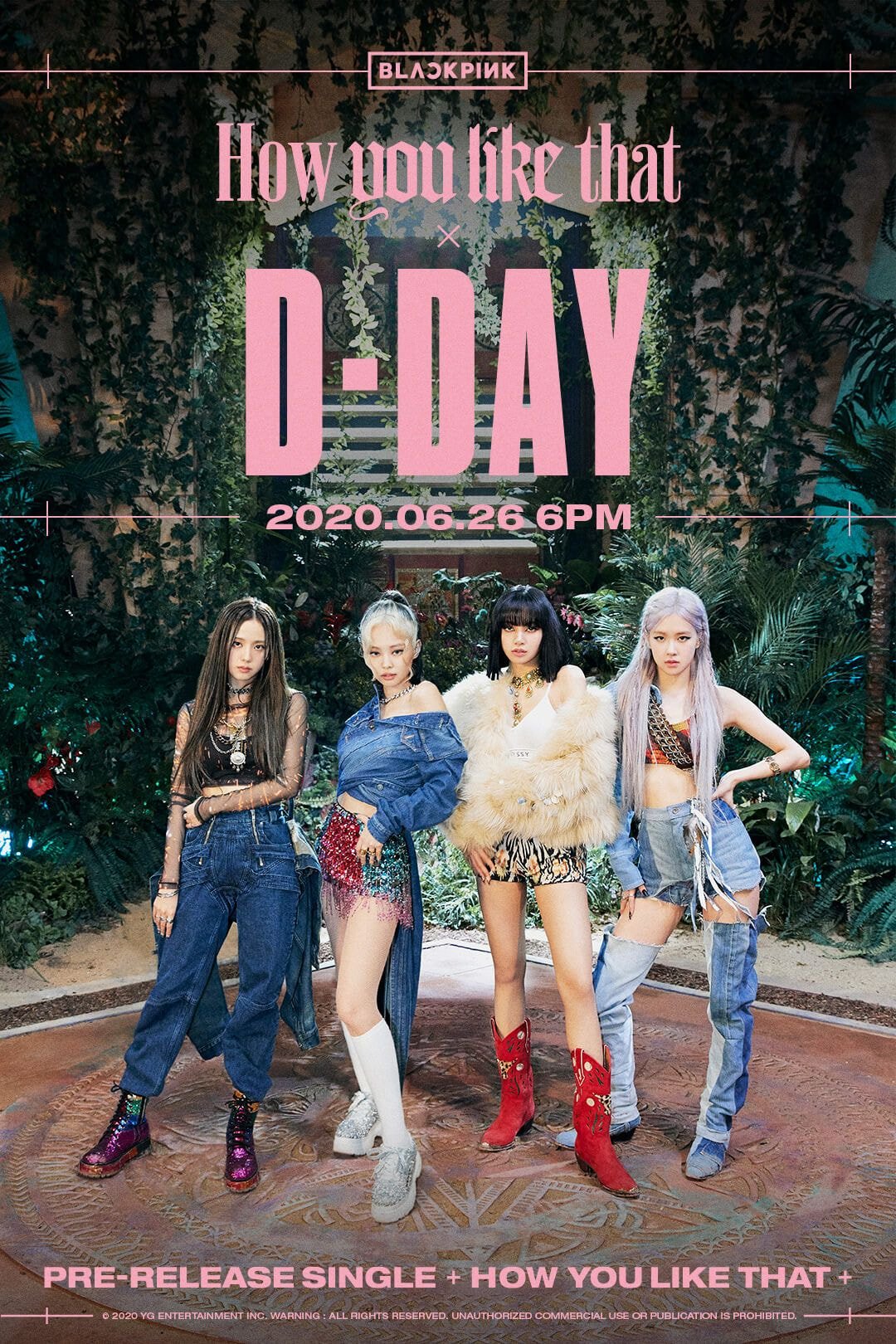 #블랙핑크 – ‘How You Like That’ D-DAY POSTER