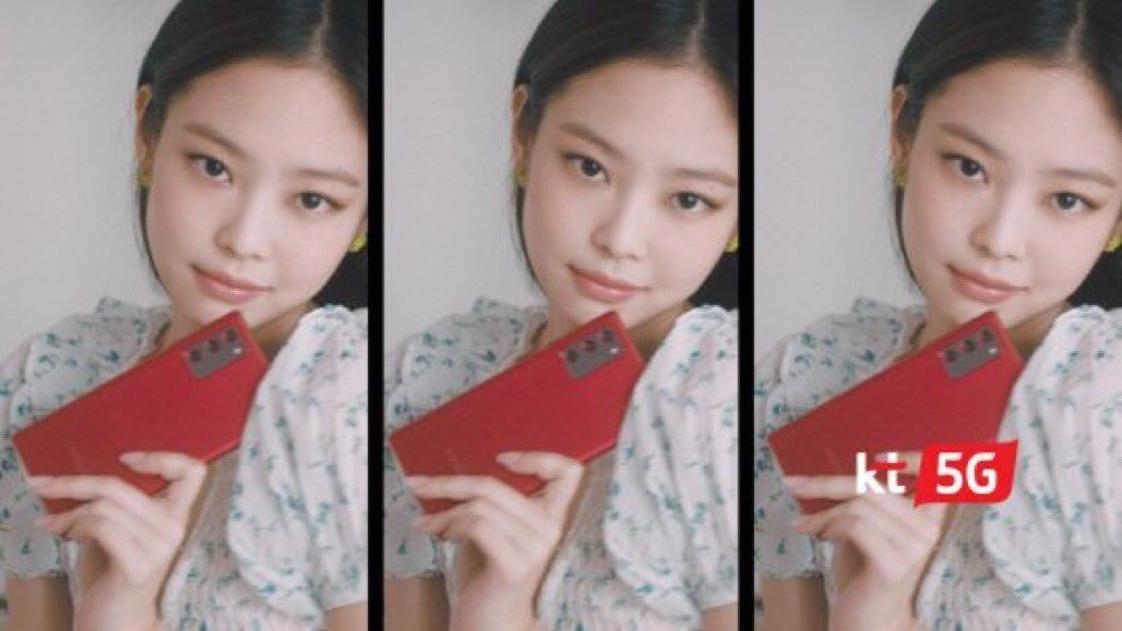 블랙핑크 제니 KT 갤럭시노트20 TV광고 스틸컷.jpg