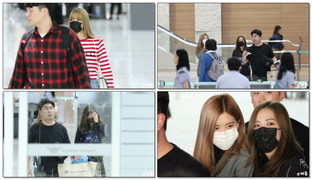 180913 블랙핑크(BLACKPINK) 리사 로제 지수 입국 (Lisa Rose Jisoo Arrival) [인천공항] 4K 직캠 by 비몽